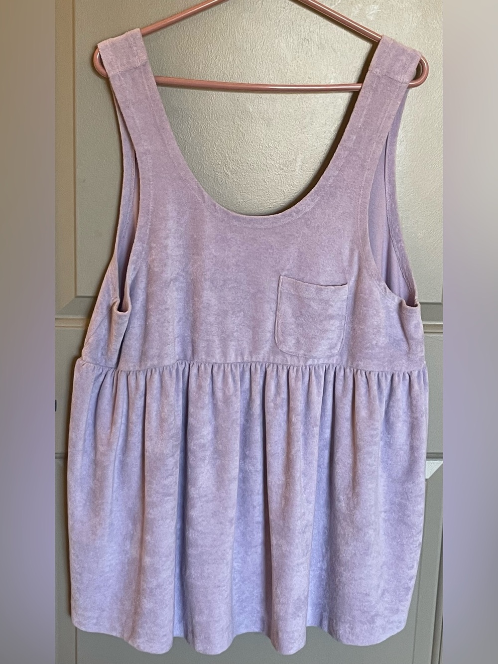 COLLUSION summer dress in lilac terry size 14